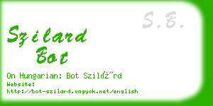 szilard bot business card